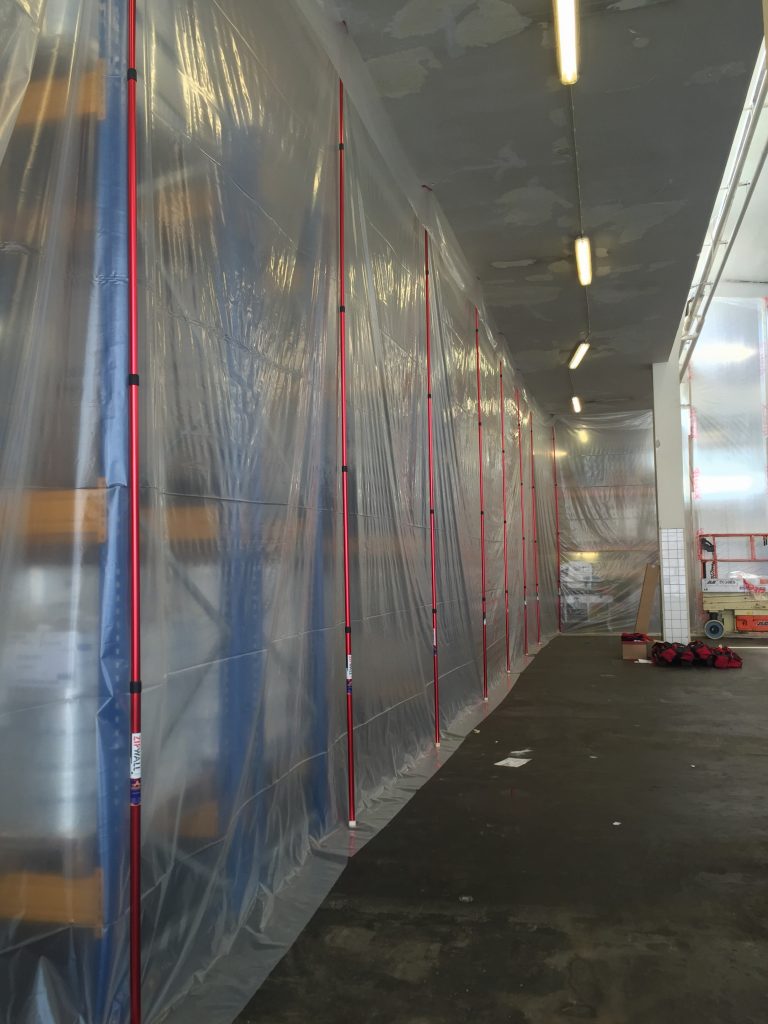 Stofwand 5,5 m hoog Verstegen
